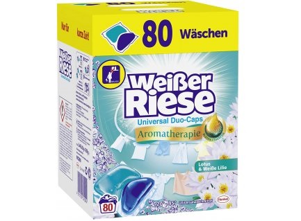 Weisser Riese Universal Duo-Caps Lotus & bílá lilie 90 ks - originál z Německa